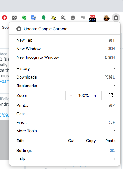Update Google Chrome in dropdown list.png